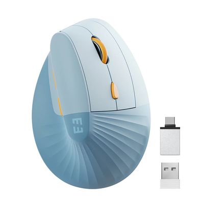 Imagen 2 del producto Mouse Ergonómico Recargable Seenda MBD7 Azul