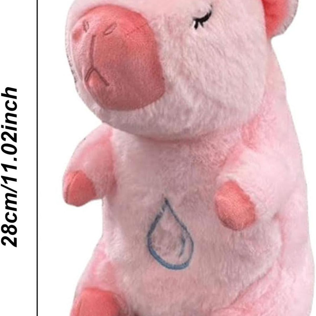 PUREPOWER - Peluche Capibara Que Respira Para Dormir Con Luz y Sonido
