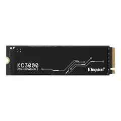 KINGSTON - KC3000 Unidad SSD, 4TB, M.2 2280, NVMe PCIe 4.0 x4, Lectura 7000MB/s Escritura 7000MB/s