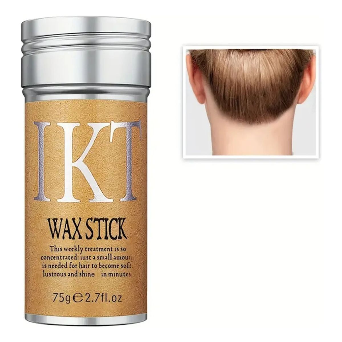 GENERICO - Cera Barra Para peinar Hair Stick Wax 75g IKT