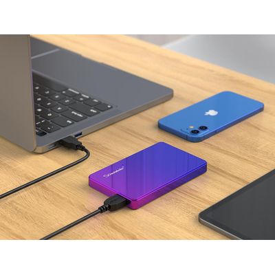 Imagen 2 del producto Disco Duro Externo 1TB Portatil HDD Somnambulist Color Morado