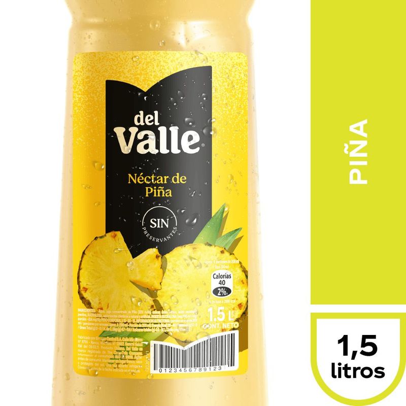 DEL VALLE - Jugo Del Valle Piña 1500cc