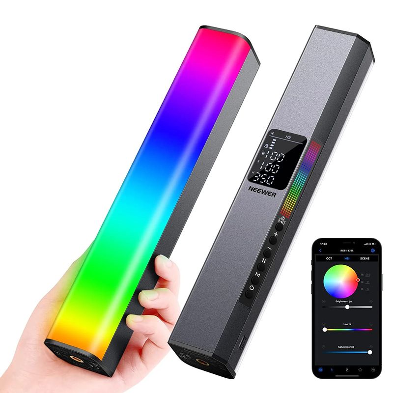 NEEWER - Barra LED RGB Neewer RGB1 Magnética y Portátil