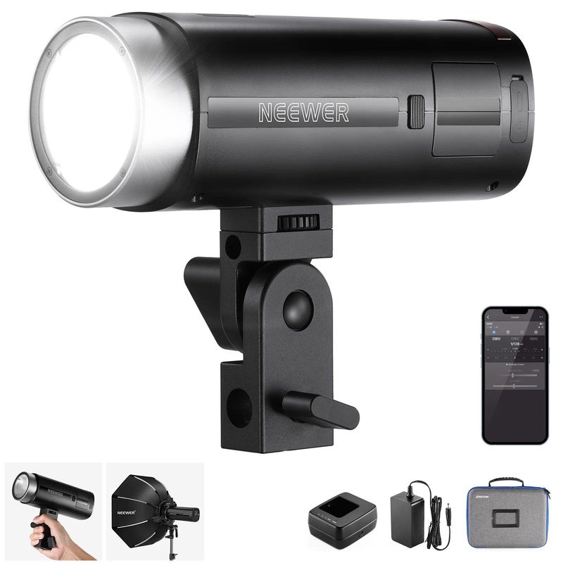 NEEWER - Flash para exteriores NEEWER Q200 de 200 W