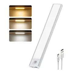 GENERICO - Luz Barra Led Con Sensor Movimiento Mueble Baño Cocina 30Cm