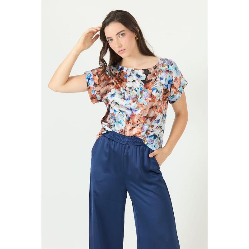 PRIVILEGE - Blusa multicolor estampada PRIVILEGE 2391 - Multicolor