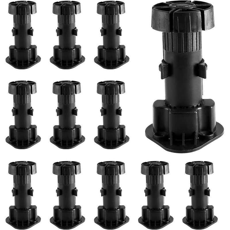 KUANGYE - Pata Regulable Para Zócalo 100mm - 120mm Set De 4 Unidades