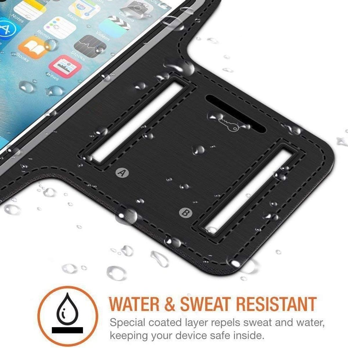 KUANGYE - Brazalete Para Celular Xxl Hasta 7 Pulgadas Deportivo Correr