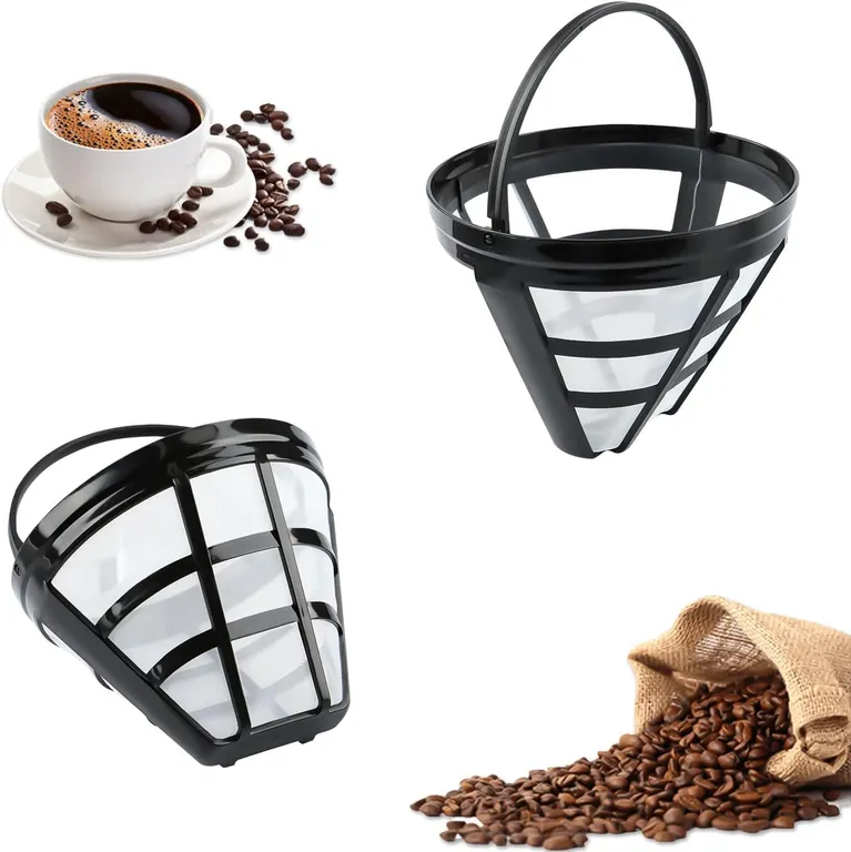 KUANGYE 2 Filtro Malla Filtro De Café Reutilizable Estilo