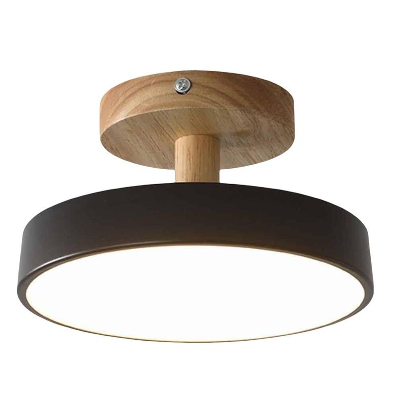 ANENG - Lamparas LED Techo Plafon Regulable 3000k 4000k 6500k Negro