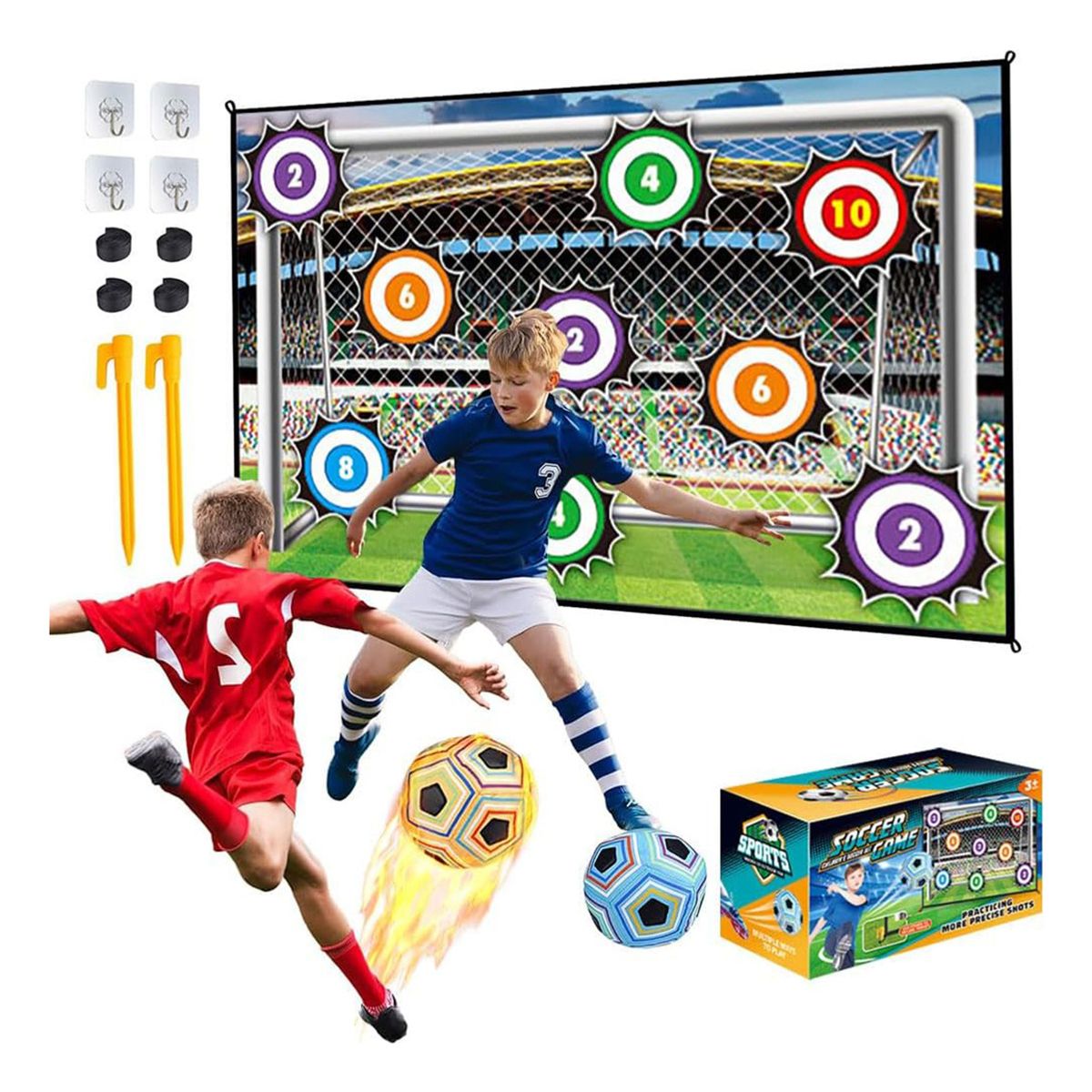 GENERICO - Juego De Futbol Plegable Interiores Y Exteriores Para Niños