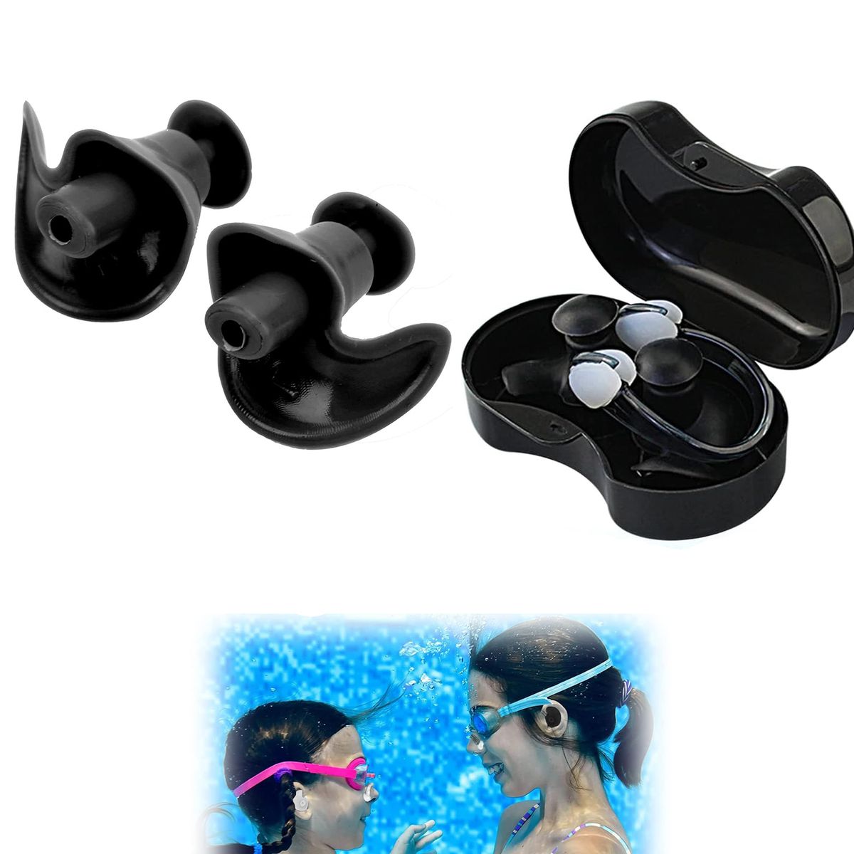 KUANGYE - Tapones Para Los Oídos De Silicona  Surf  Natación  Kite