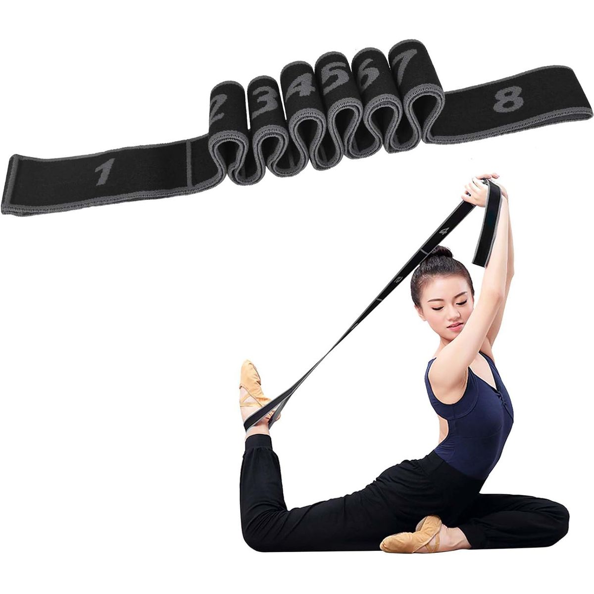 KUANGYE - Banda Elastica Enumerada Danza Gimnasia Fitness Yoga