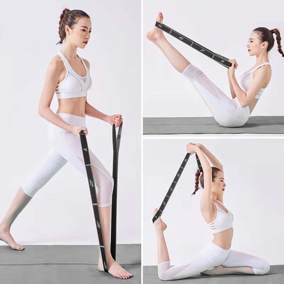 KUANGYE - Banda Elastica Enumerada Danza Gimnasia Fitness Yoga