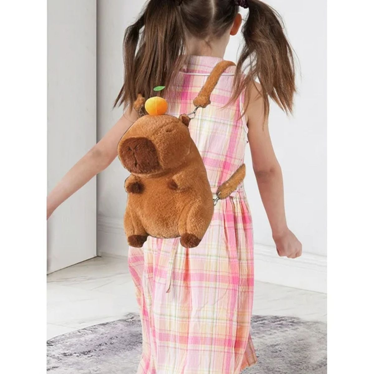 PUREPOWER - Mochila Peluche Capibara Divertida - Regalo Suave para Niños