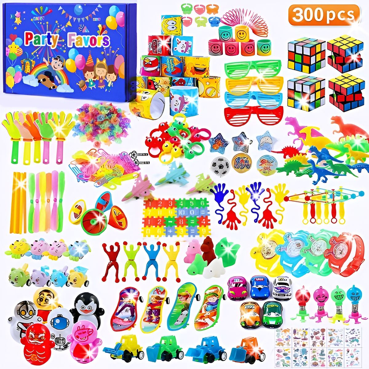 TOYUN TOYUN - Set 300 Piezas Fidget Cube Juguete Sensorial Anti Estrés