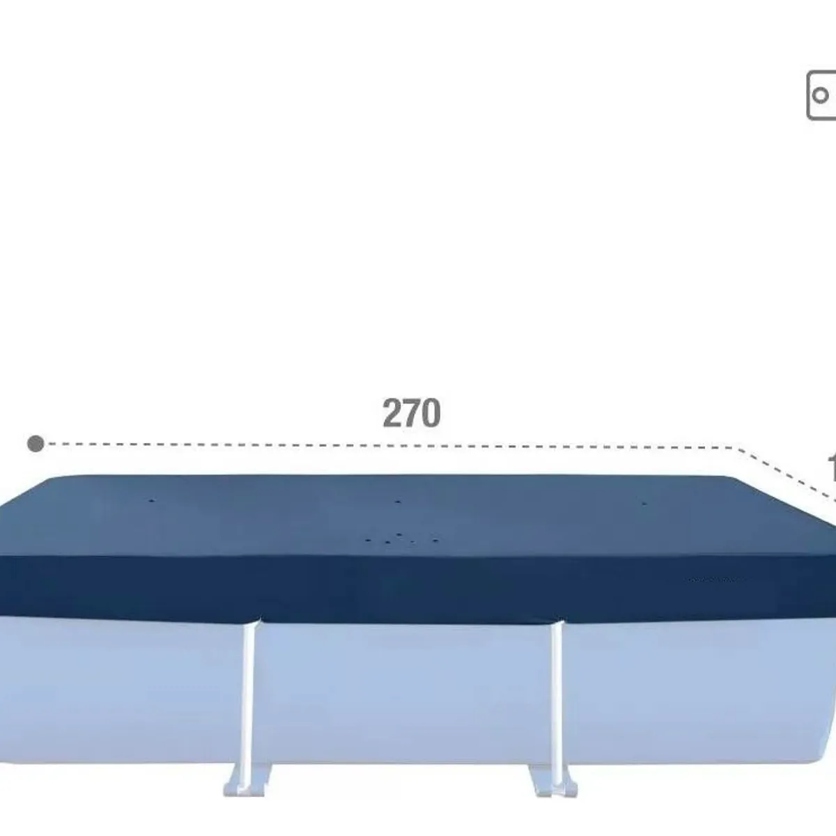 AFVENTURA - Cubierta Estructural Rectangular Para Piscina De 26m