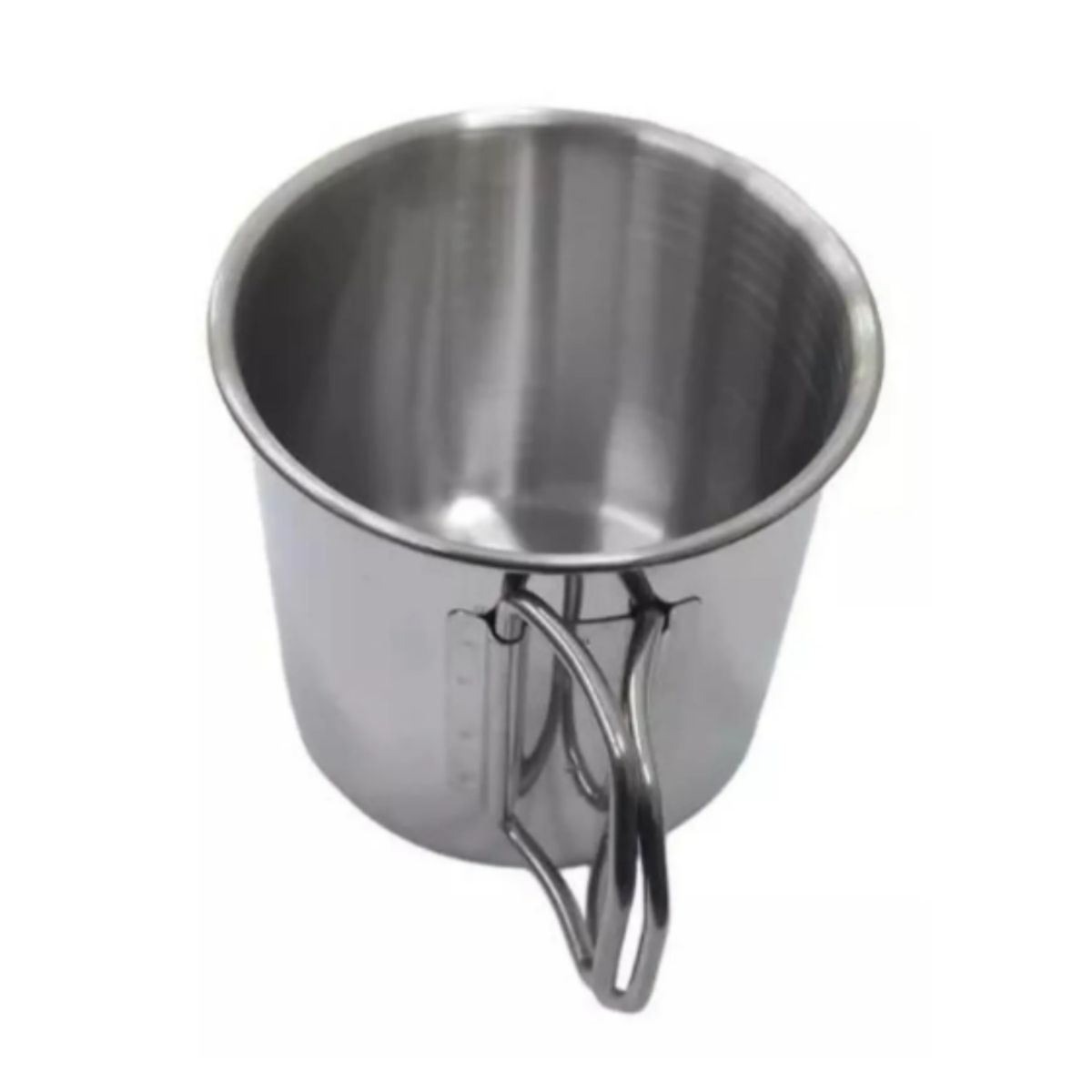 EKOL TACTICA MILITAR - Taza Portátil Acero Inoxidable Mosquetón Vaso Camping