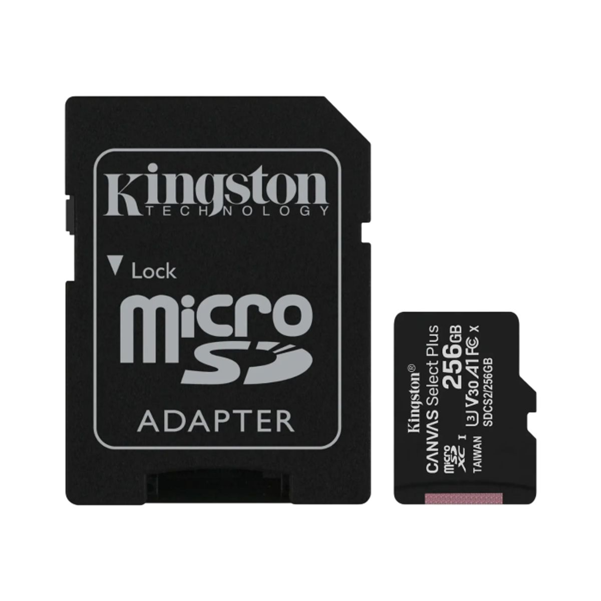 KINGSTON - Kingston Canvas Select Plus microSDXC 256GB 100MB/s Class 10 UHS-I