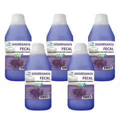 GENERICO - 5 Disgregante Liquido Para Baño Químico Desodorizante 1 lt
