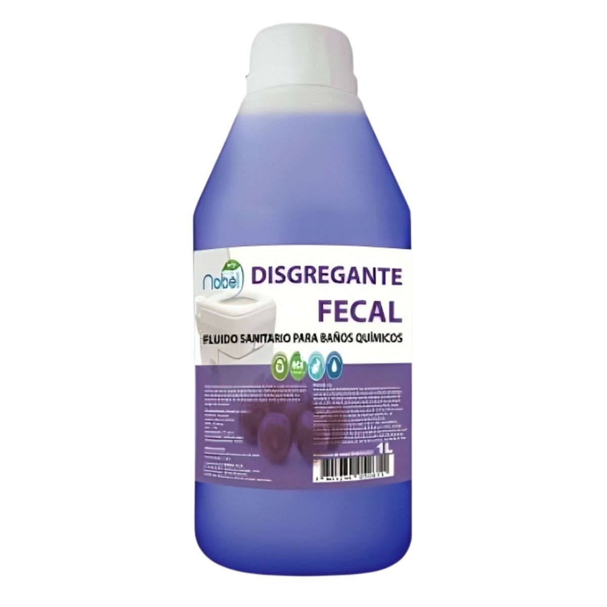 GENERICO - 5 Disgregante Liquido Para Baño Químico Desodorizante 1 lt