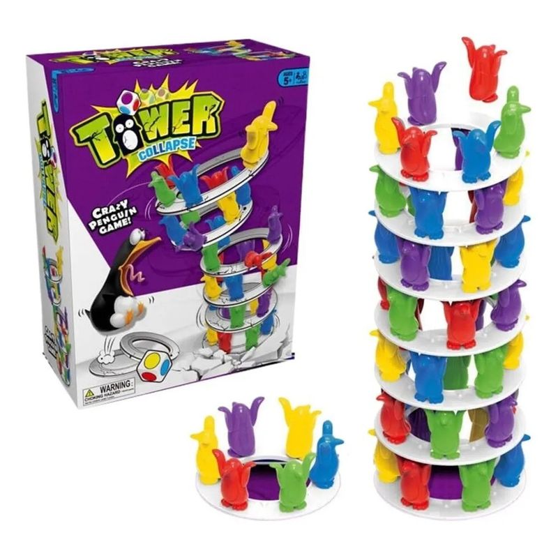 GENERICO - Divertidos Pingüinos Torre Balance Juego De Juego