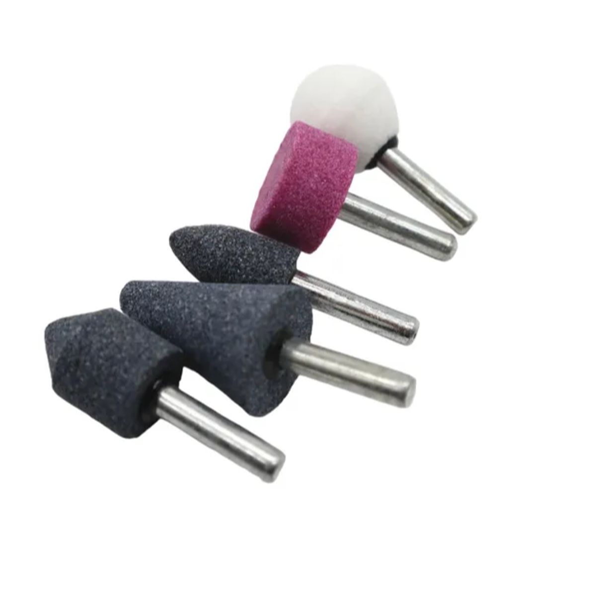 GENERICO - Set 5 Puntas Abrasiva Para Taladro Fresas Rotativas Montable