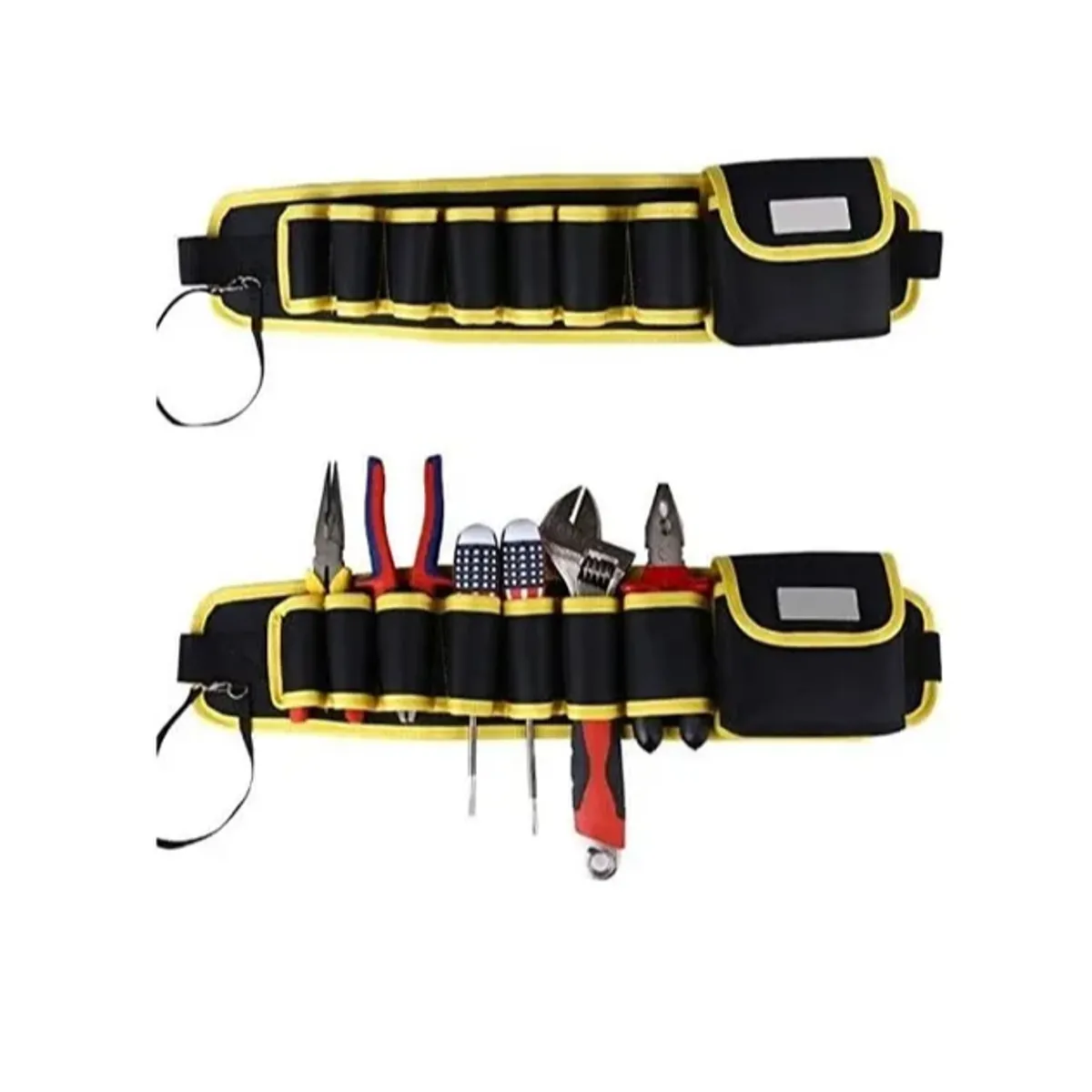 GENERICO - Porta Herramientas Cinturón Ajustable Con Compartimientos