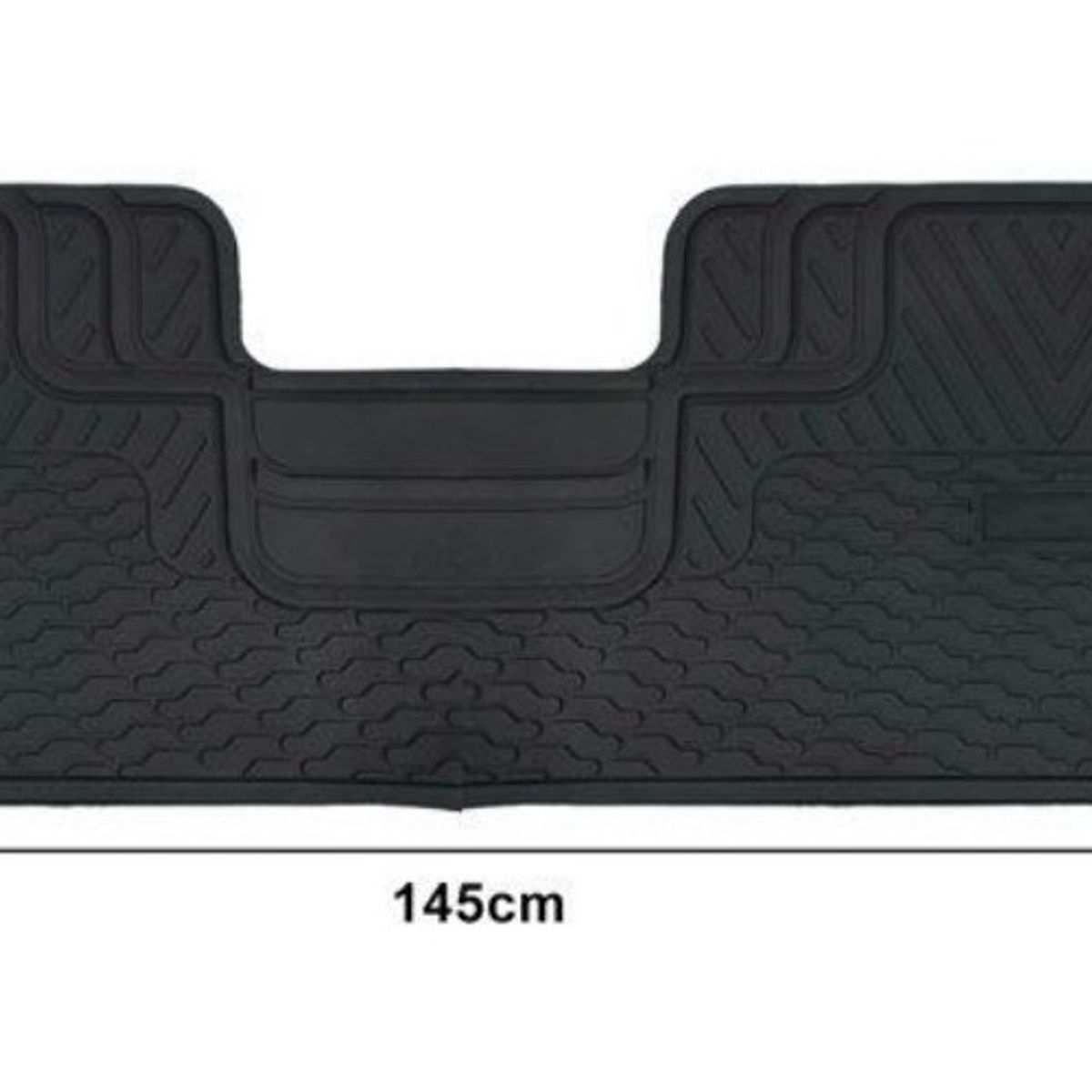 GENERICO - Piso De Goma Trasero Largo 1 Pieza Camello Auto - Camioneta