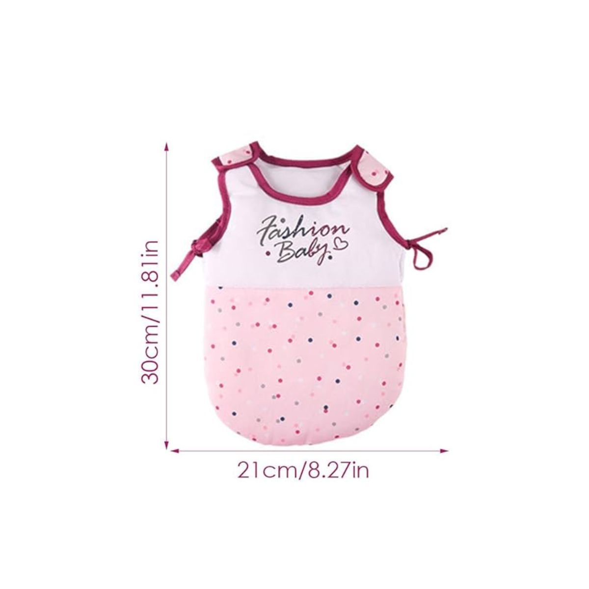 GENERICO - Muñeca Hace Pipi sonido Con Saquito De Dormir + Accesorios