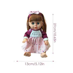 GENERICO - Muñeca Hace Pipi sonido Con Saquito De Dormir + Accesorios