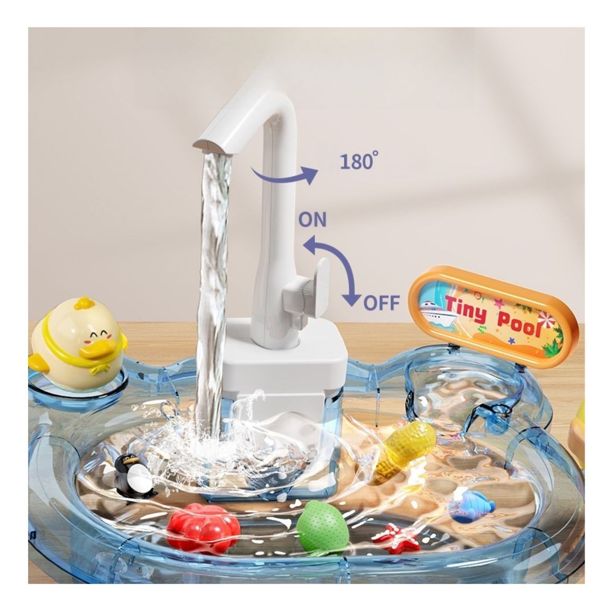 BABYLUNA - Juego Didáctico 2 EN 1 Pesca Milagrosa Lavadero Con 22 Pzas