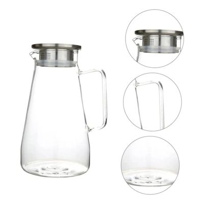 Imagen 2 del producto Jarra Vidrio Borosilicato Con Tapa De Acero 16Litros