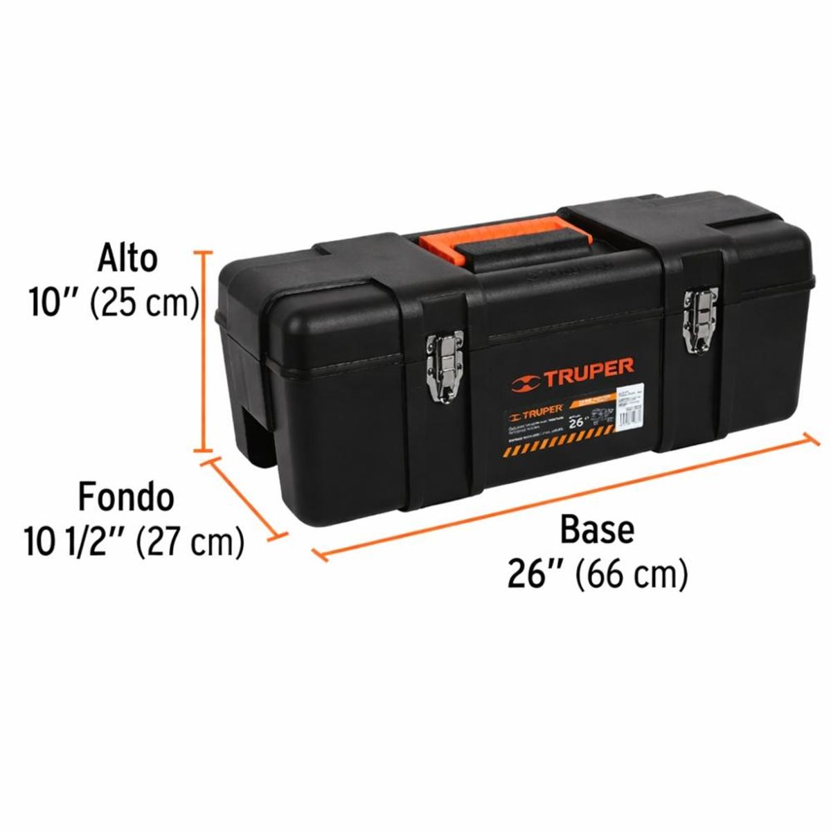 TRUPER - Caja De Herramientas Industrial 26 Truper