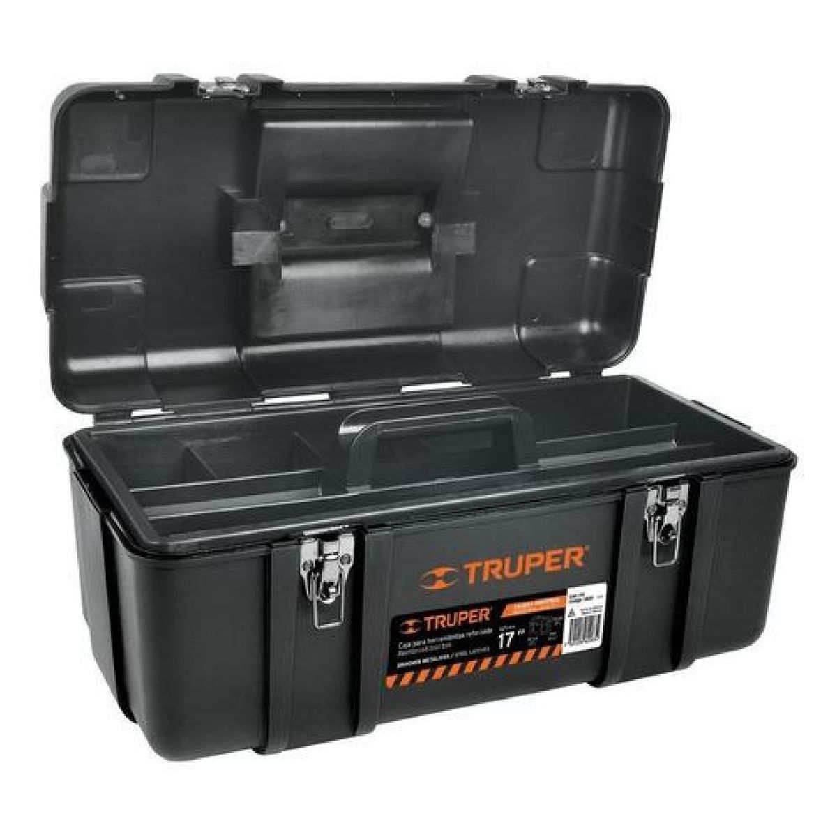 TRUPER - Caja De Herramientas Industrial Truper 17 - Negro