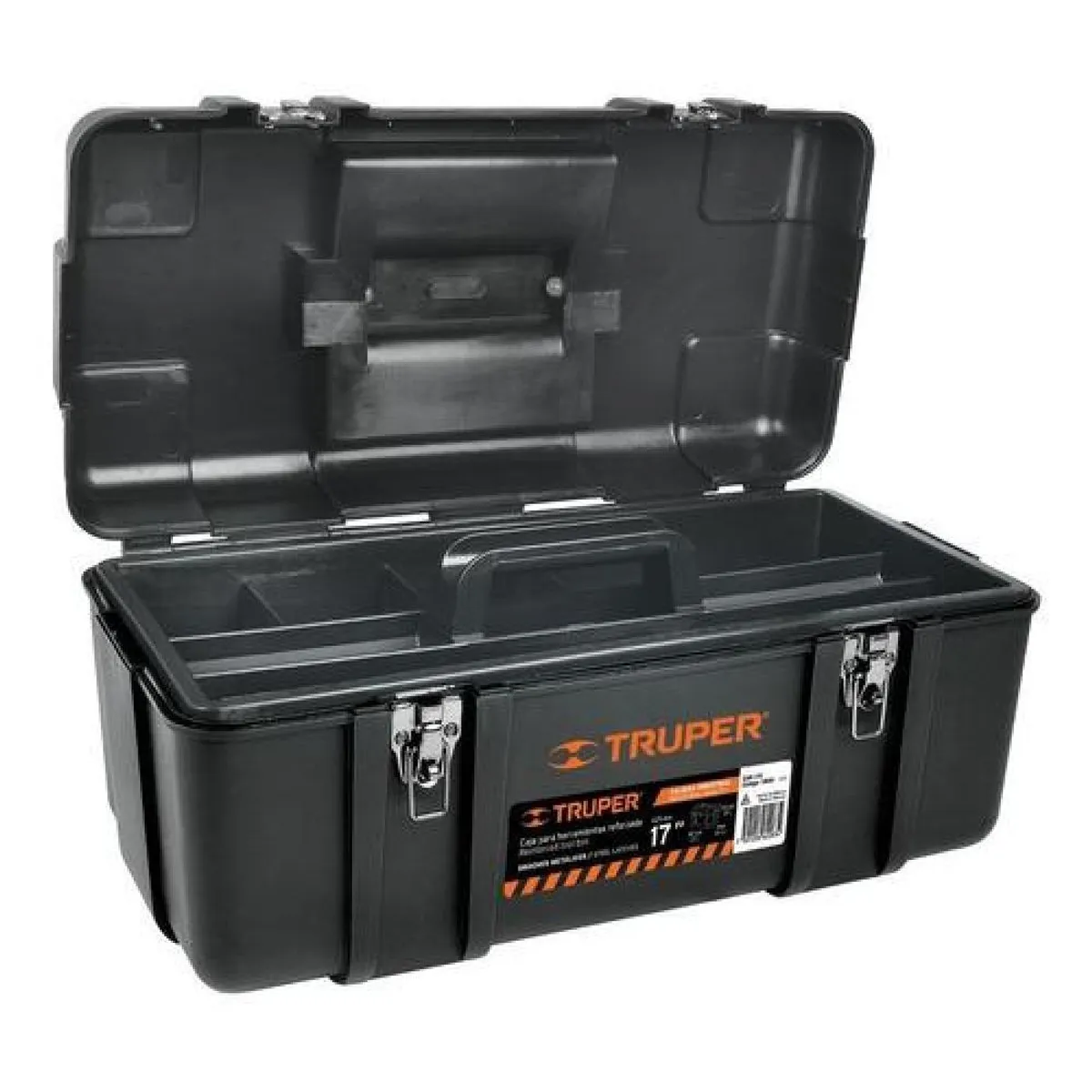 TRUPER - Caja De Herramientas Industrial Truper 17 - Negro