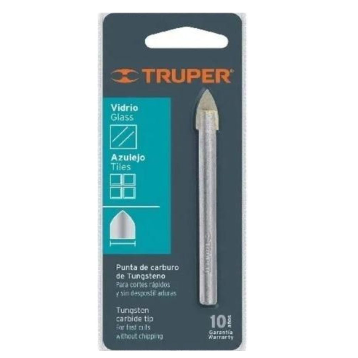 TRUPER - Broca Para Vidrios Y Azulejos 316 Truper - Multicolor