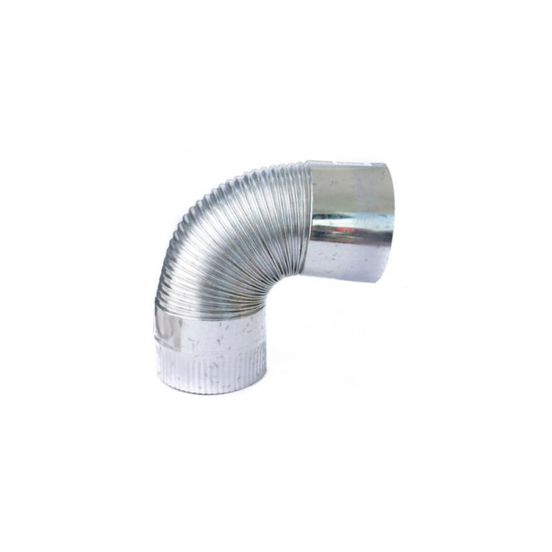 TRUPER - Codo F Galvanizado 90 Grados X 4 12puLG - Multicolor