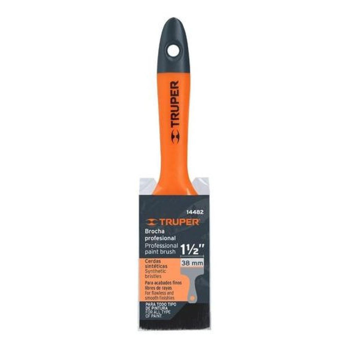 TRUPER - Brocha Profesional Uso General Truper 1 12 381mm - Multicolor