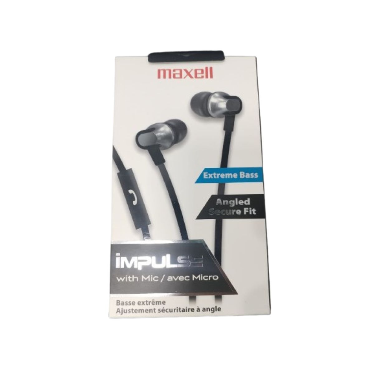 MAXELL - AUDIFONOS MANOS LIBRES MAXELL IMPULSE  IEB-BLK NEGRO