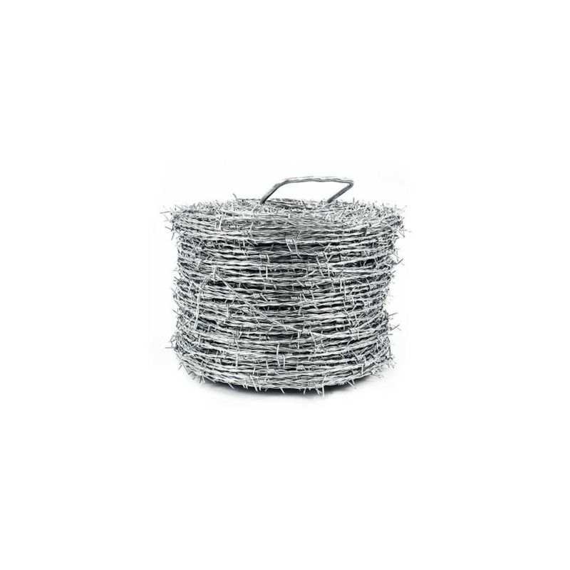 GENERICO - Alambre Puas Galvanizado Rollo 14 X 100mt Alta Resistencia