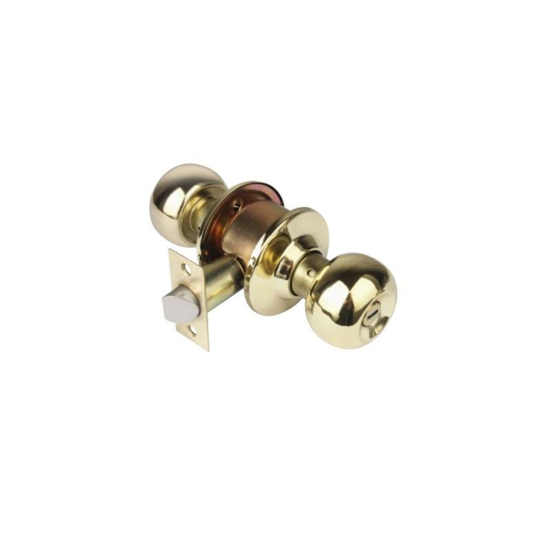 POLI - Cerradura Cilíndrica Pomo Sfera 11000 Libre Paso Bronce 35-55mm POLI
