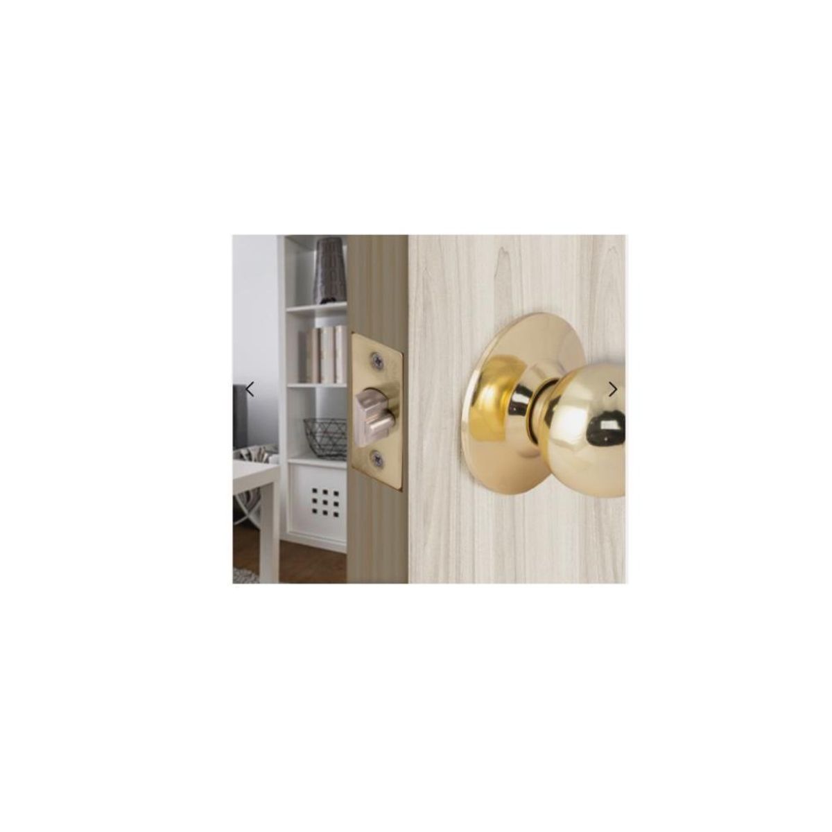 POLI - Cerradura Cilíndrica Pomo Sfera 11000 Libre Paso Bronce 35-55mm POLI