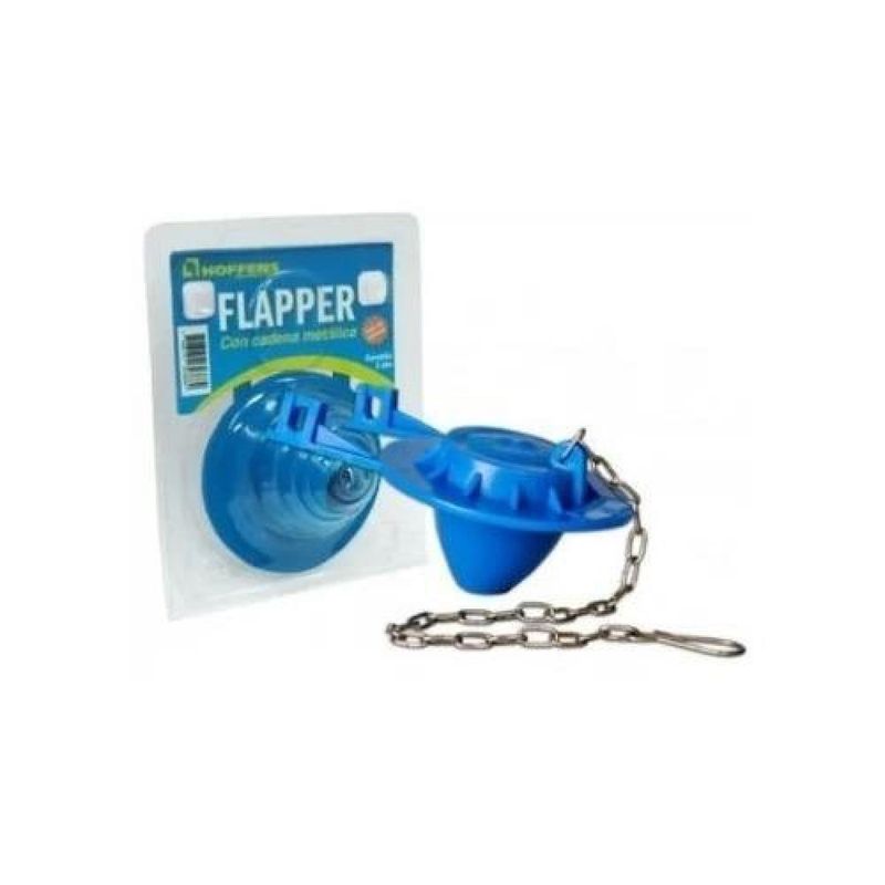 GENERICO - Flapper Wc Estanque Cadena Acero Inoxidable Hoffens - Multicolor