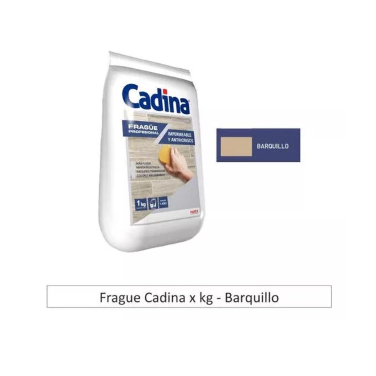 GENERICO - Frague Fluido Barquillo 1kg Impermeable Antihongos Cadina