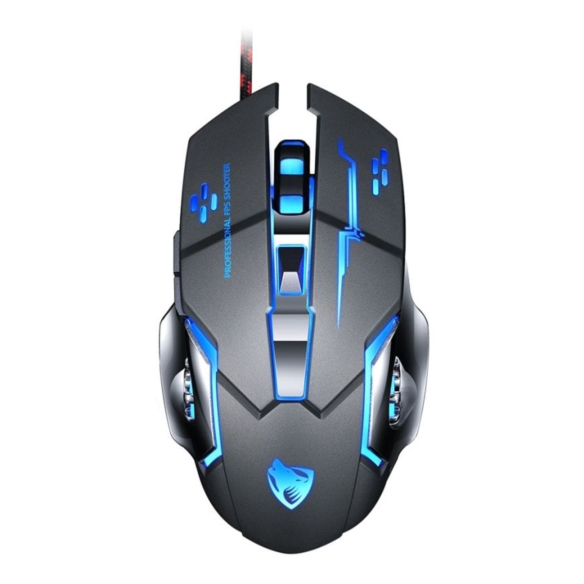 T WOLF - Mouse Gamer Alámbrico T-Wolf V6