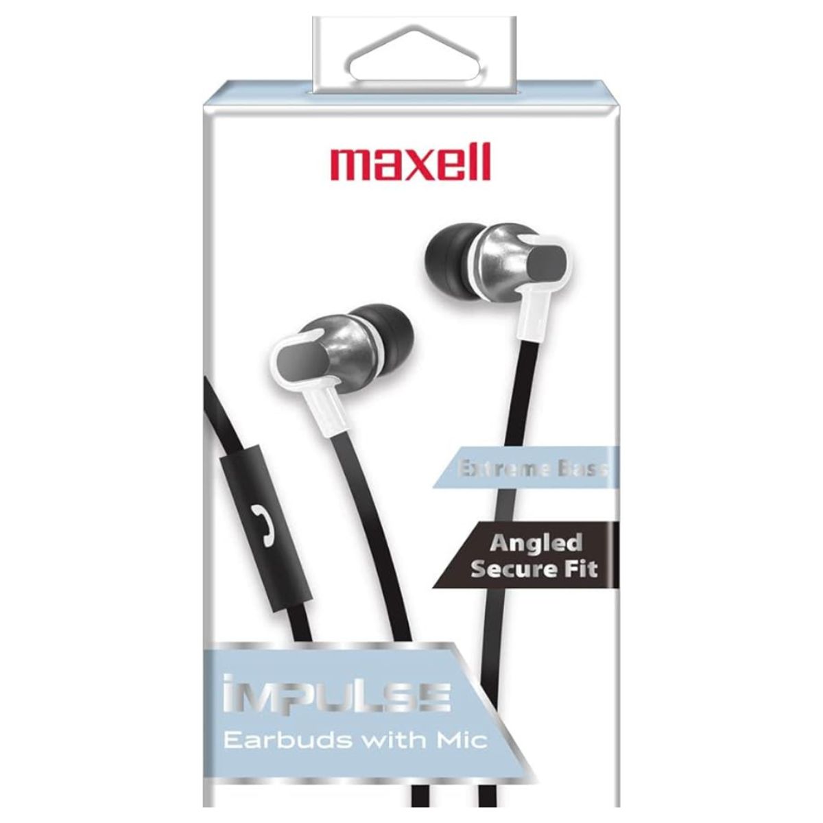 MAXELL - AUDIFONOS MANOS LIBRES MAXELL IMPULSE  IEB-BLK BLANCO