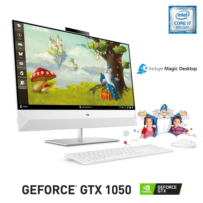HP - All In One Intel Core i7 16GB RAM 1TB HDD NVIDIA GeForce GTX 1050 27"