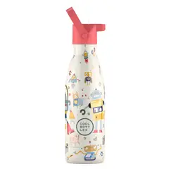 GENERICO - Botella térmica NIÑOS COOL BOTTLES - Messy Robots