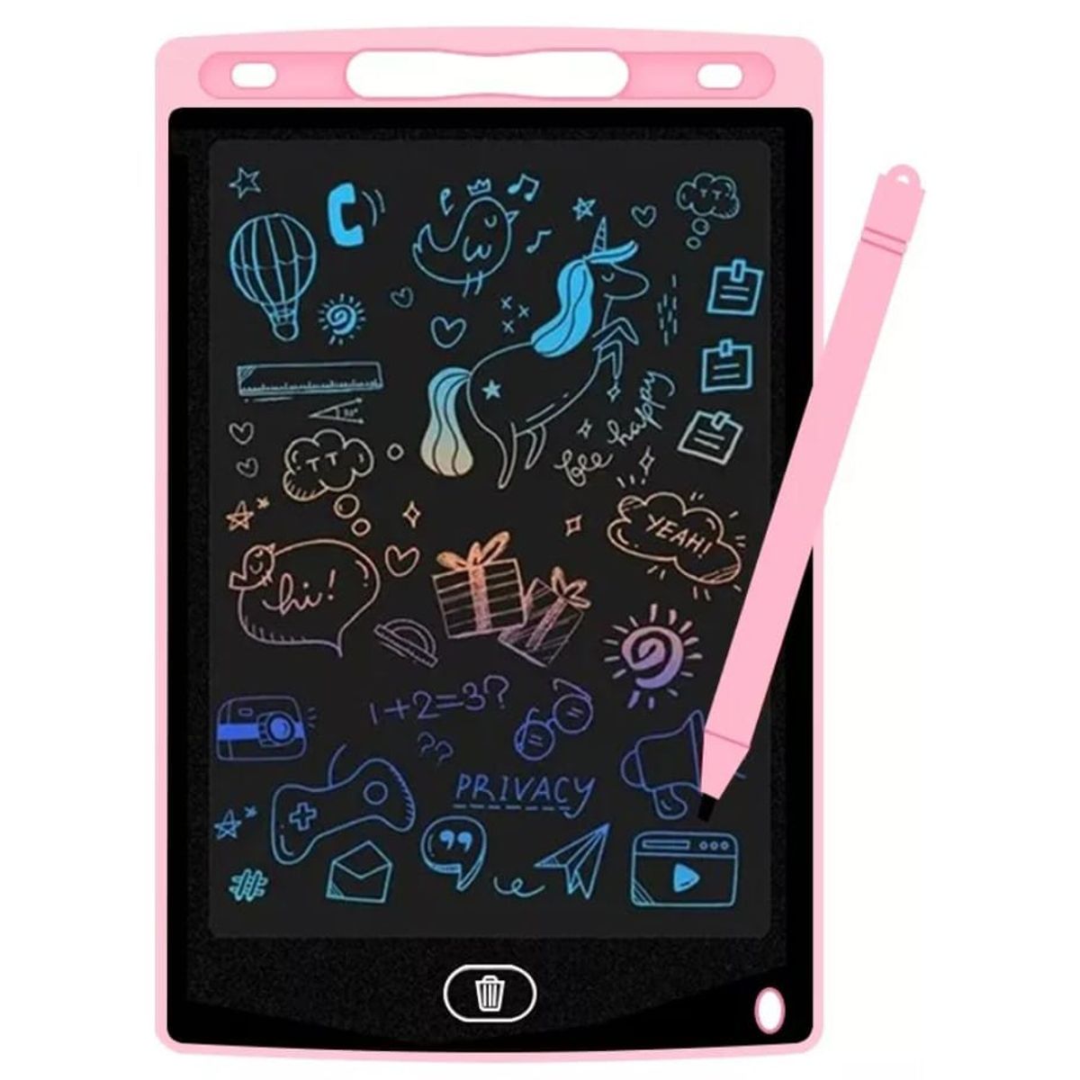 GENERICO - Pizarra mágico Lcd dibuja 26 X 18 cm para niños